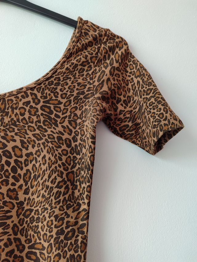 Vestido animal print