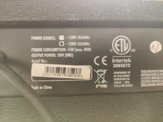 Amplificador Harley Benton HB-20B