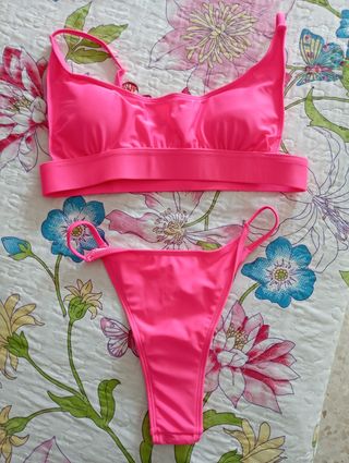 Bikini rosa - Bañador 2 piezas