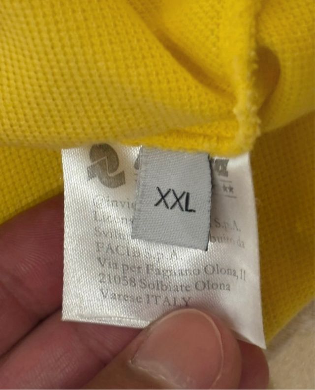 Set 2 Polo Invicta Grigio & Giallo