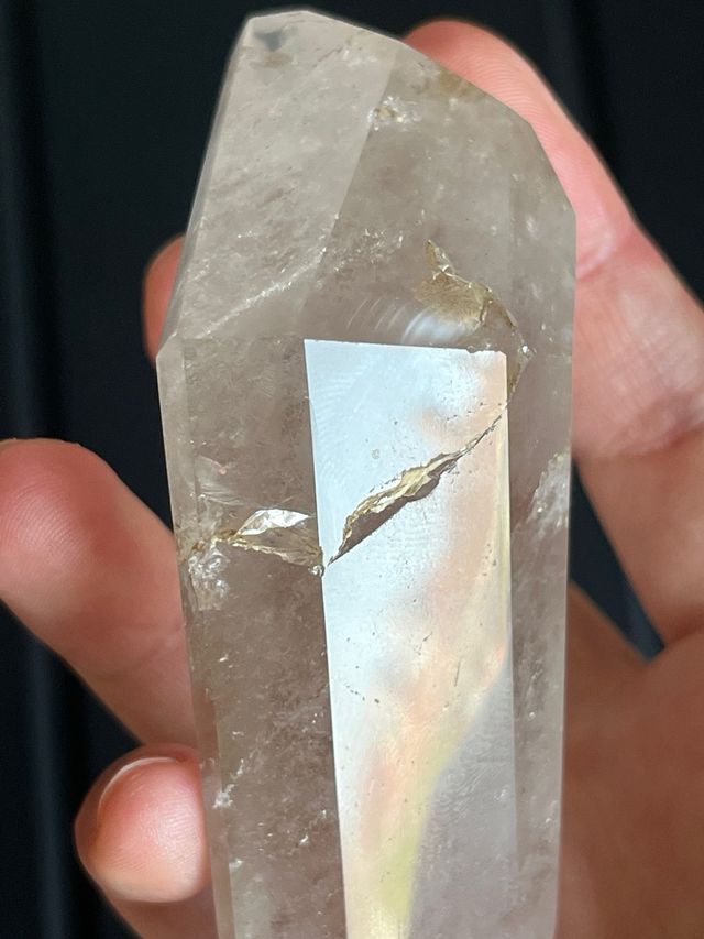 Cuarzo en forma de diamante