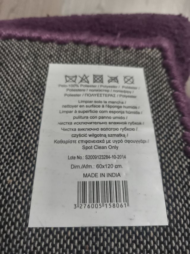 Alfombra morada - 60x120cm