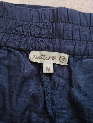 Pantalón corto azul marino Natura
