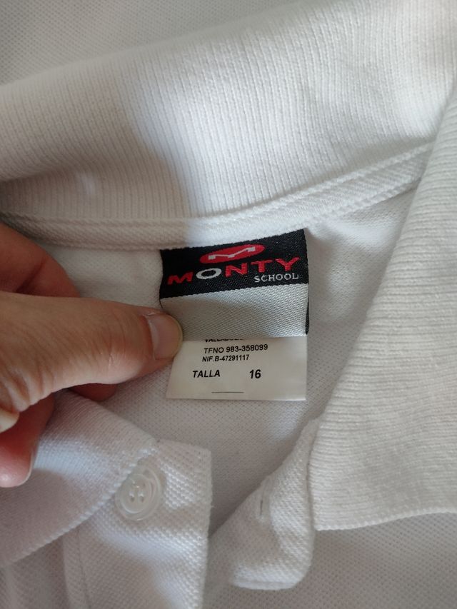 Polo Monty School talla 16