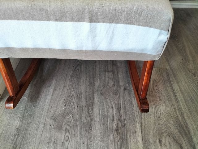 OFERTA!AMACA MECEDORA VINTAGE RESTAURADA RÚSTICA.