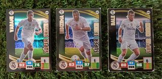 Lote de 3 cromos del Real Madrid Adrenalyn XL 2015