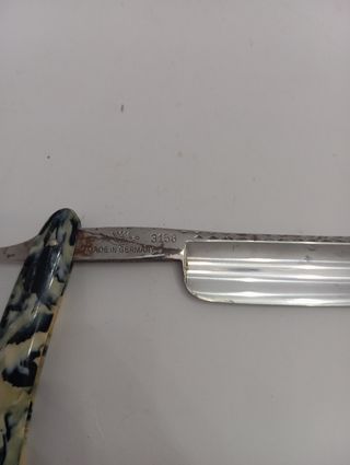 Navaja afeitar antigua ERN + suavizador 