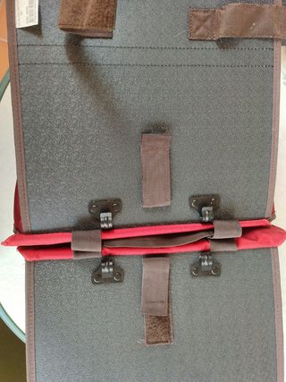 Cesta bici doble portaequipajes