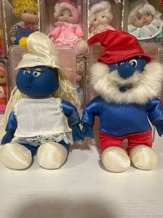 Puffi vintage: Puffina e Papa Puffo