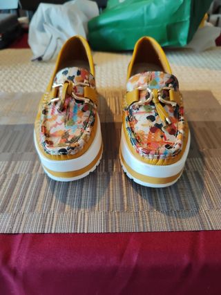 Zapatos plataforma multicolor
