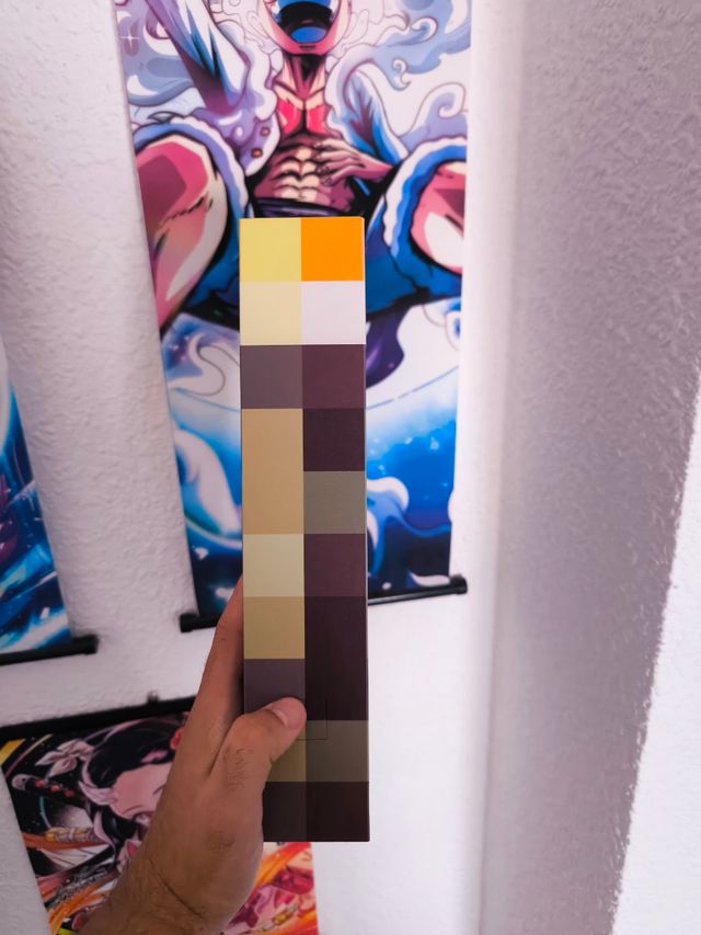 Lampara Antorcha Minecraft