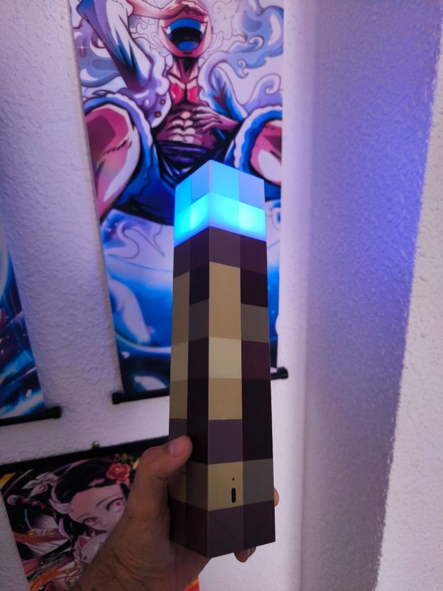 Lampara Antorcha Minecraft