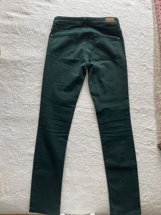 Pantalones Zara - Verde oscuro