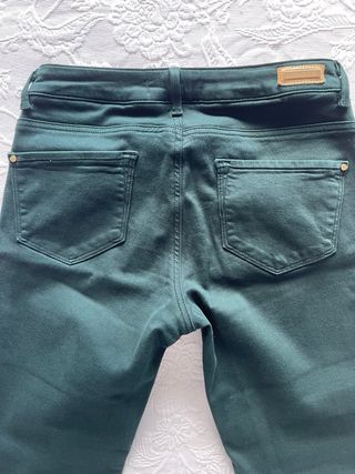 Pantalones Zara - Verde oscuro