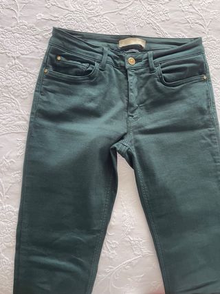 Pantalones Zara - Verde oscuro