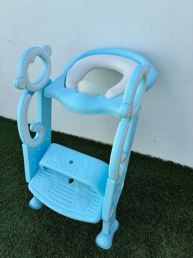 Asiento inodoro bebé - Escalera adaptador
