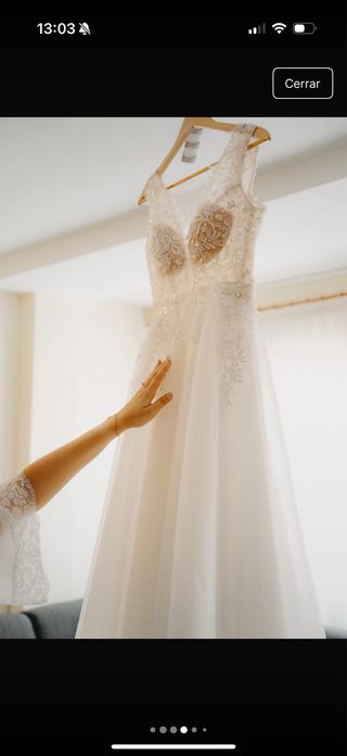 Vestido novia ivory - Talla S