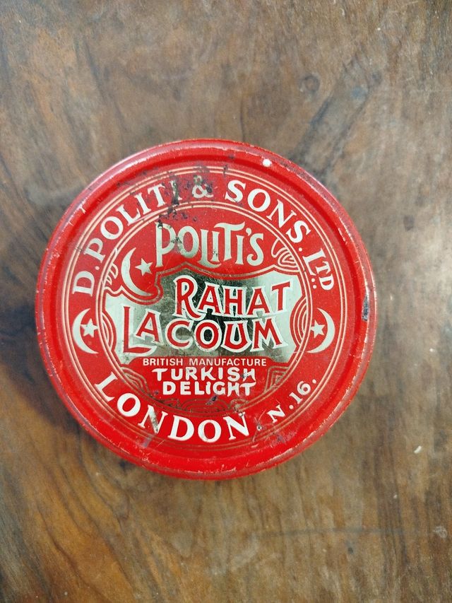 Caja lata Poulti's vintage
