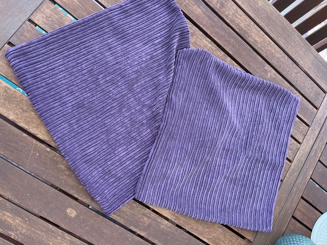 Cojines terciopelo - Morados 40x40cm