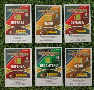 Lote 6 cromos Adrenalyn XL 2015/16 Real Madrid