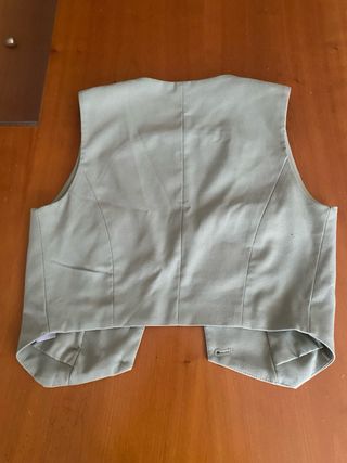 Chaleco Bershka verde XS