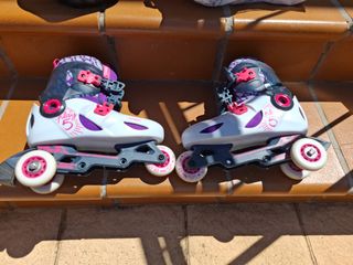 Patines Oxelo Play 5 - 3 ruedas.
Talla 34-36.