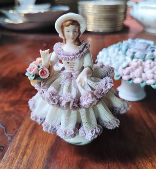 2 Muñecas porcelana vintage