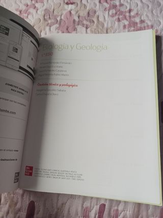 Libro biología 1° ESO