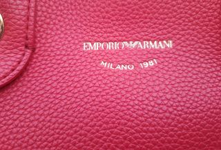 Bolso Emporio Armani rojo