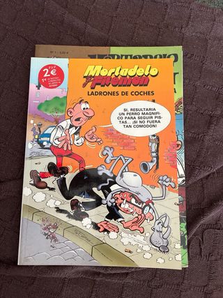 9 comics de Mortadelo y Filemon