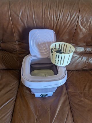 Lavadora portátil para camping, furgo camper, etc