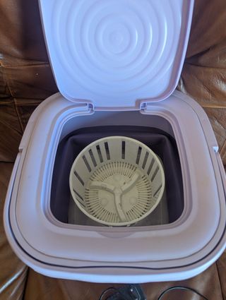 Lavadora portátil para camping, furgo camper, etc