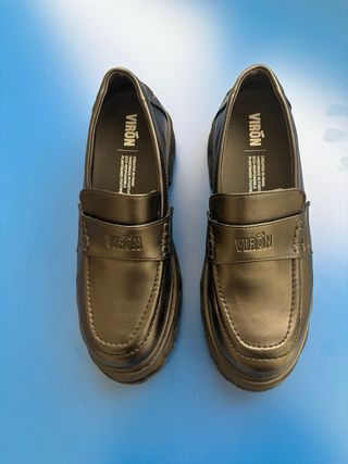 Zapatos veganos Quantum Black Apple Loafer / Virón