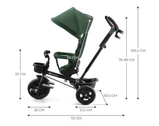 Bicicleta triciclo bebé verde