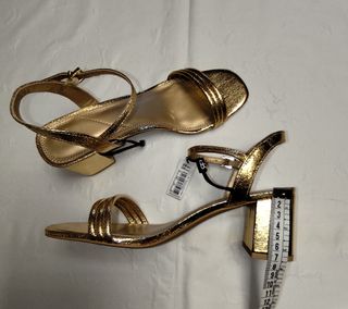 Sandalias doradas Parfois - T.39