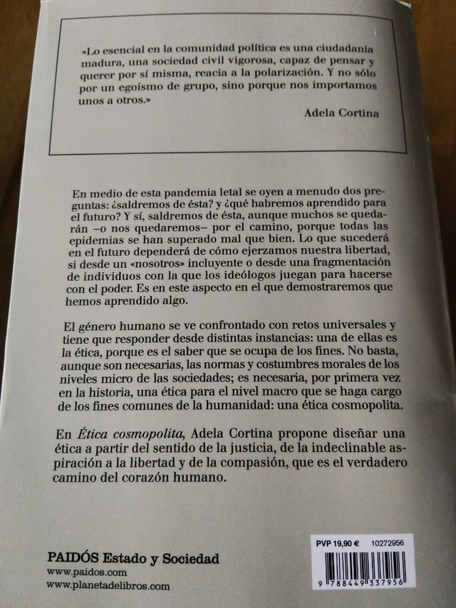 Ética cosmopolita: Una apuesta por la cordura e...