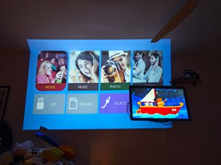 Proyector Portátil 1080P 9500 lúmenes HDMI, USB...