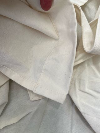 Faldilla mesa algodón 90x50cm y 42 de alto