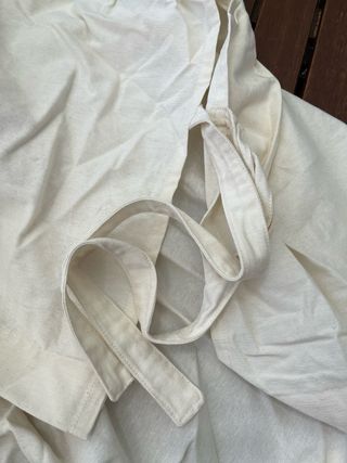 Faldilla mesa algodón 90x50cm y 42 de alto