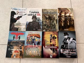 LOTE 8 NOVELAS HISTÓRICAS (MUY BUENAS TODAS)