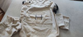 Cobertor Mochila portabebés Hoppediz - Beige