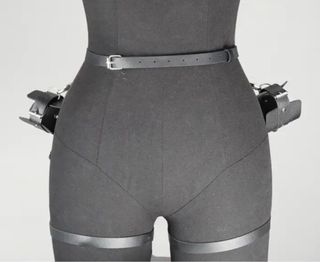 Cinturón cuero - muñequeras