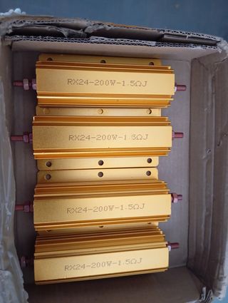 4 Resistencias RX24-200W-1.5ΩJ