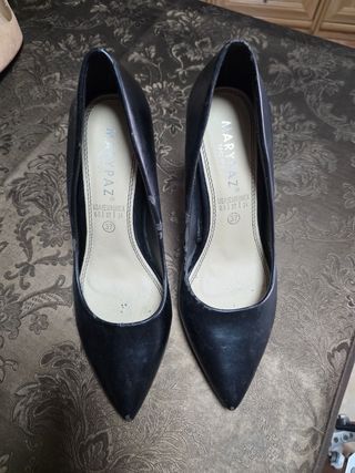 Zapatos MaryPaz negros tacón alto 37