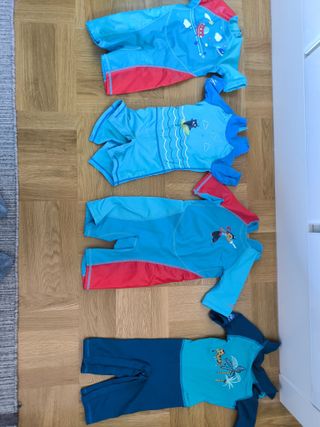4 bañadores niño/niña UV50+