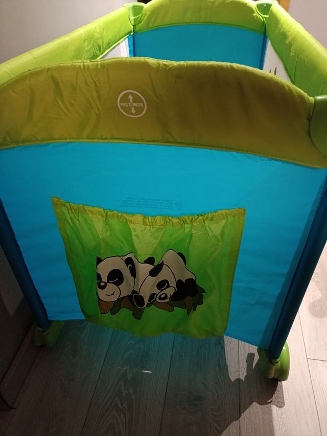 Cuna viaje bebé panda