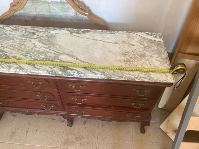 Cómoda 6 cajones - Mármol