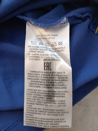 Polo GAS colore blu, taglia M