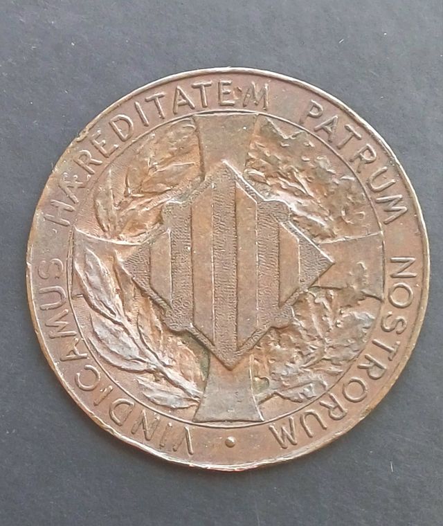 Moneda bronce Unio Catalanista 1900