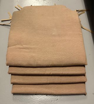 Cojines beige jardín (4 ud.)